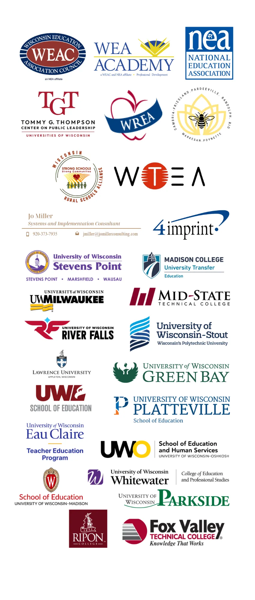 Logos of various sponsors