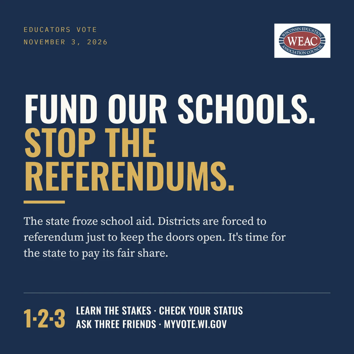 Social post - Stop the referendums
