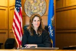 photo of Judge Taylor sitting with robe