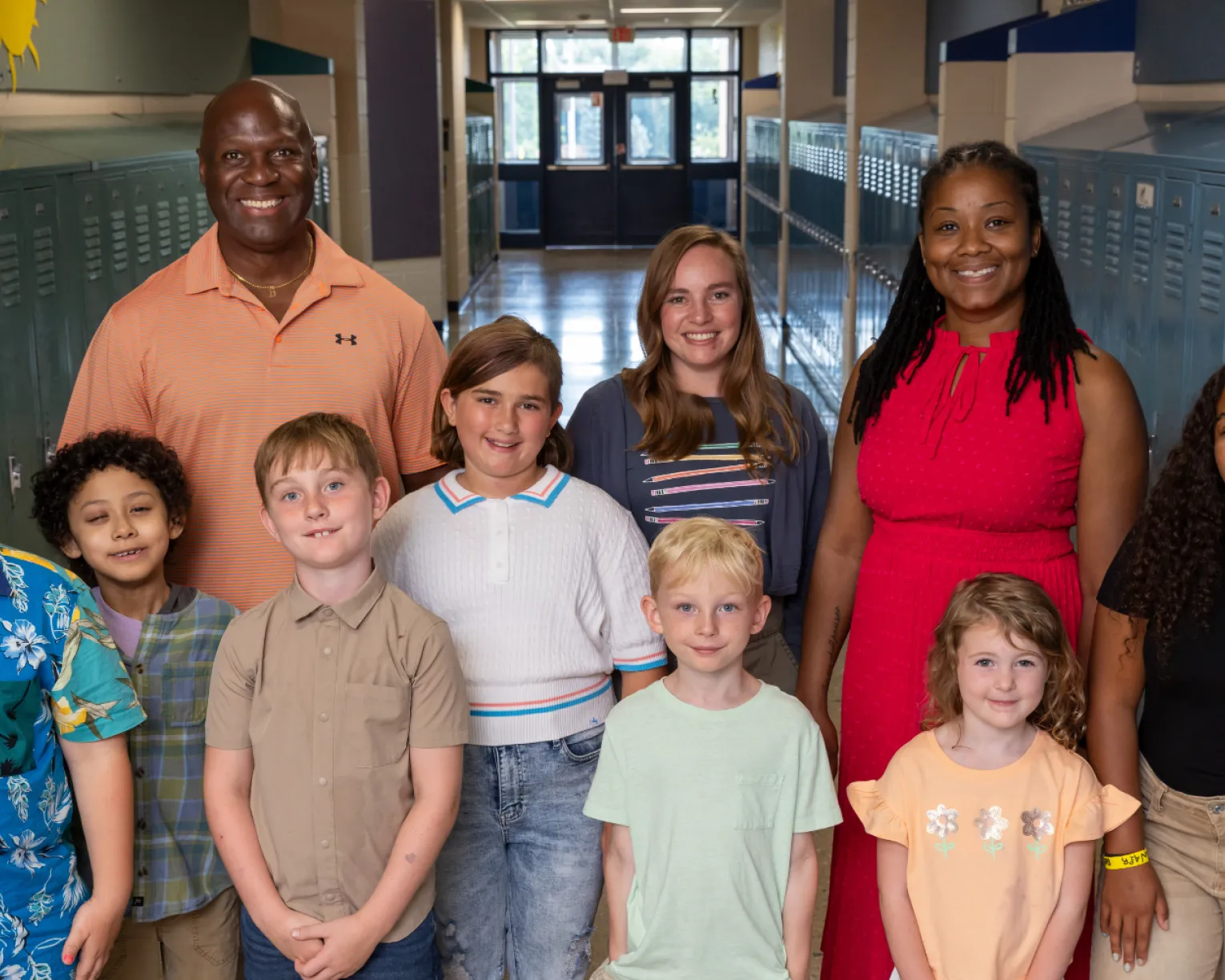 cropped version of Teachers & Students in hallway