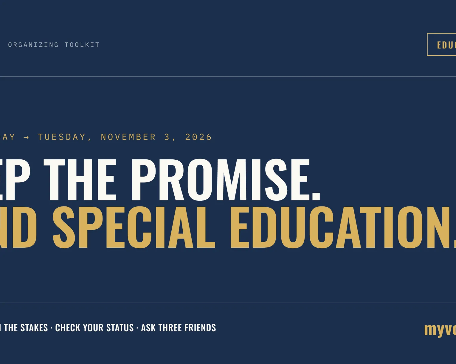 Header on special ed funding