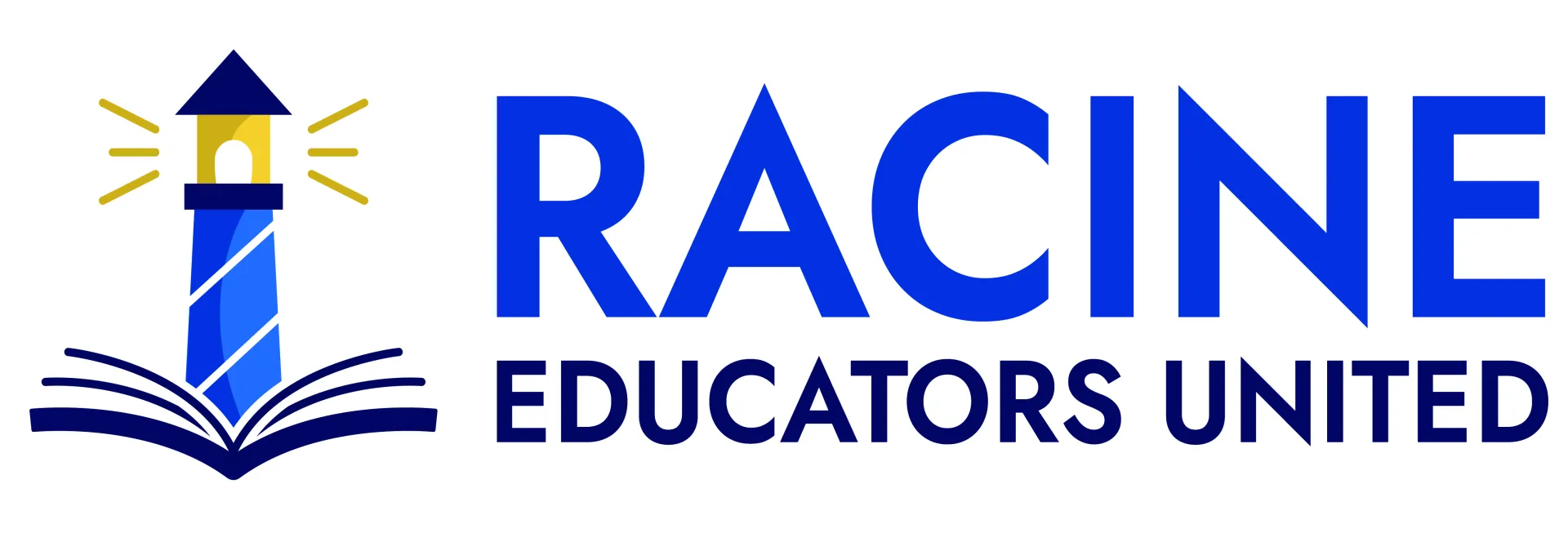 Racine Educators United horizontal logo (2026)